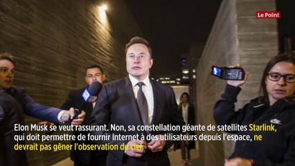 Selon Elon Musk, sa constellation de satellites n'a pas à inquiéter les astronomes