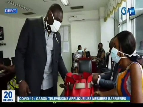 RTG/Covid 19 - Gabon télévisions applique les mesures barrières
