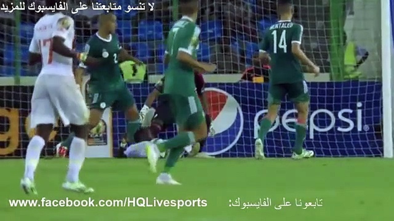 الشوط الثاني مباراة الجزائر و السنغال 2-0 كاس ا...