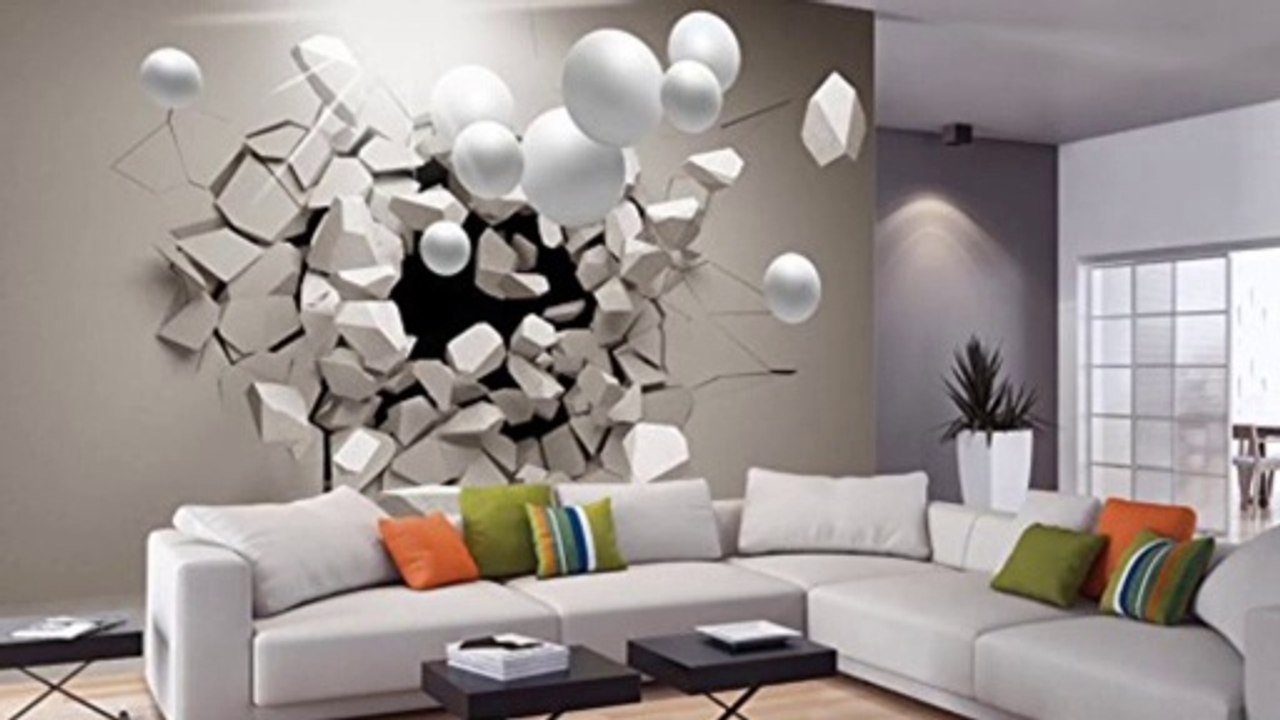 Murales y vinilos 3D decorativos para paredes de habitaciones , salas, estudios, oficinas