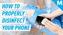 How to properly disinfect your phone