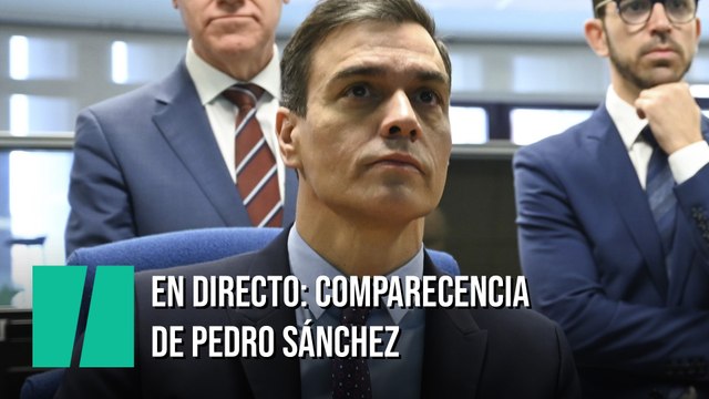 EN DIRECTO: Comparecencia de Pedro Sánchez por el coronavirus