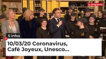 Coronavirus, Café Joyeux, Unesco… Cinq infos bretonnes du 10 mars