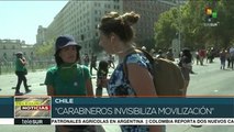Chile: jornada de movilizaciones feministas toma Santiago