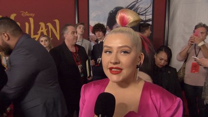 'Mulan' Premiere: Christina Aguilera