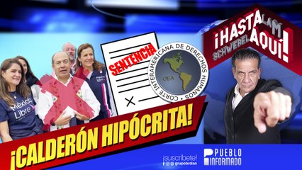 En su momento Calderón recibió una sentencia que no cumplió por tema de violencia a mujeres