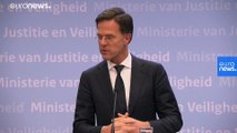 Watch: Dutch PM Rutte bans handshaking and then... shakes hands