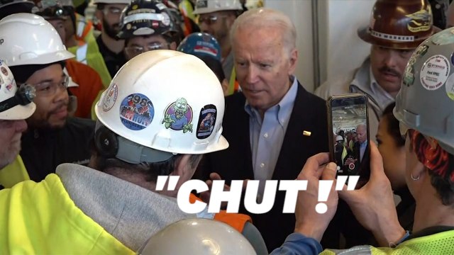 Joe Biden s’énerve contre un ouvrier, vous ne dites que de la merde