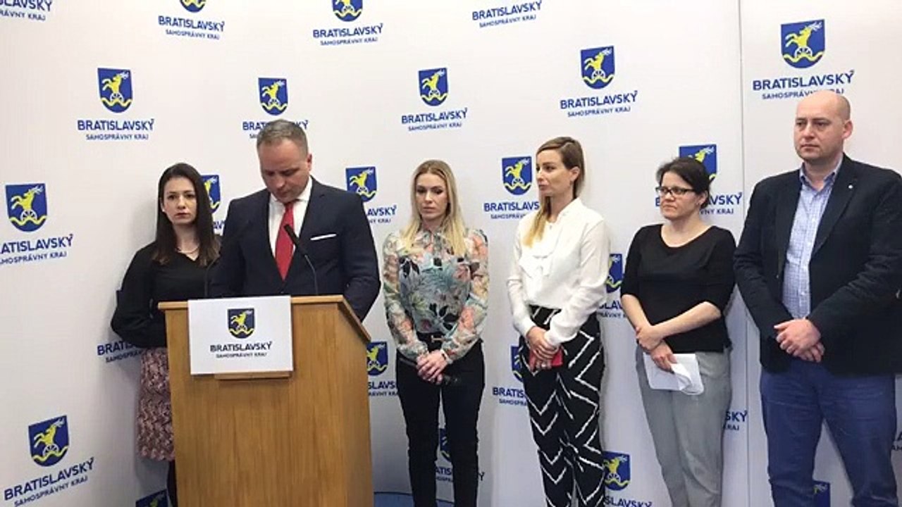 ZÁZNAM: Brífing predsedu Bratislavského samosprávneho kraja Juraja Drobu