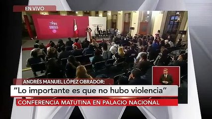 "Un Día sin Mujeres"; se protestó y no hubo violencia, dice AMLO