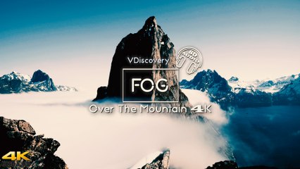 Fog Over The Mountain - 4K Video Ultra HD