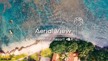 Drone Aerial View Of Beautiful Resort - 4K UHD