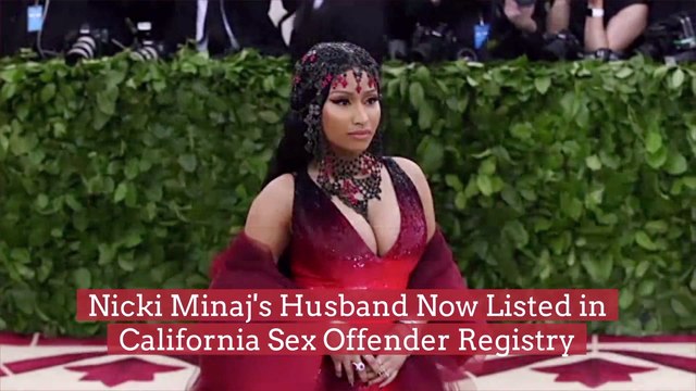 Nicki Minaj's Husband In Sex Offender Registry