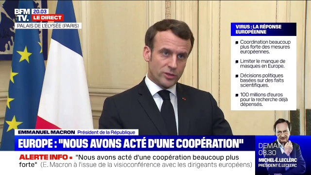 Emmanuel Macorn: Nous devons accompagner les secteurs économiques les plus touchés par la crise du coronavirus