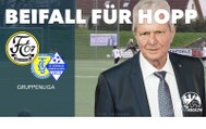 Korrektur: Applaus statt Hopp-Raus: Bensheim-Fans feiern Hoffenheim-Mäzen Dietmar Hopp | FC 07 Bensheim - SG Langstadt/Babenhausen (Gruppenliga Darmstadt)