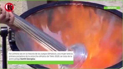 Por primera vez, una mujer encenderá el pebetero de los Juegos Olímpicos