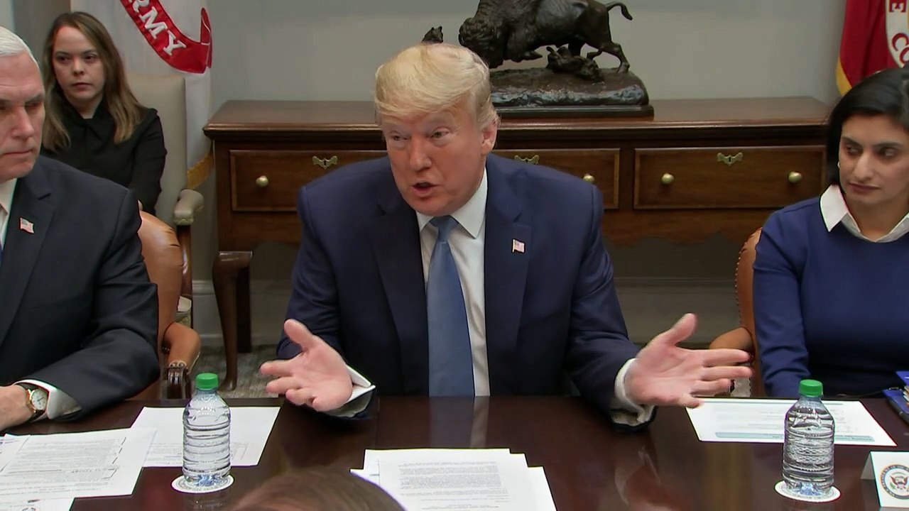 Trump pede calma