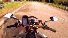 Electric Motorcycle and the "Porsche Taycan-Test" (with Energica Eva '19 ) 13 accelerations in a row