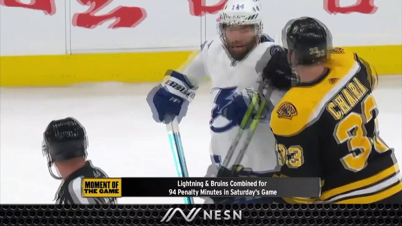 Bruins, Lightnings Racked Up An Absurd Amount Of Penalty Minutes Saturday