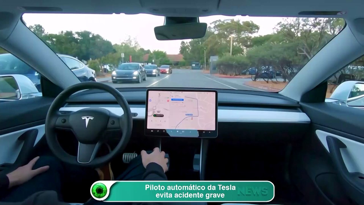 Piloto automático da Tesla evita acidente grave