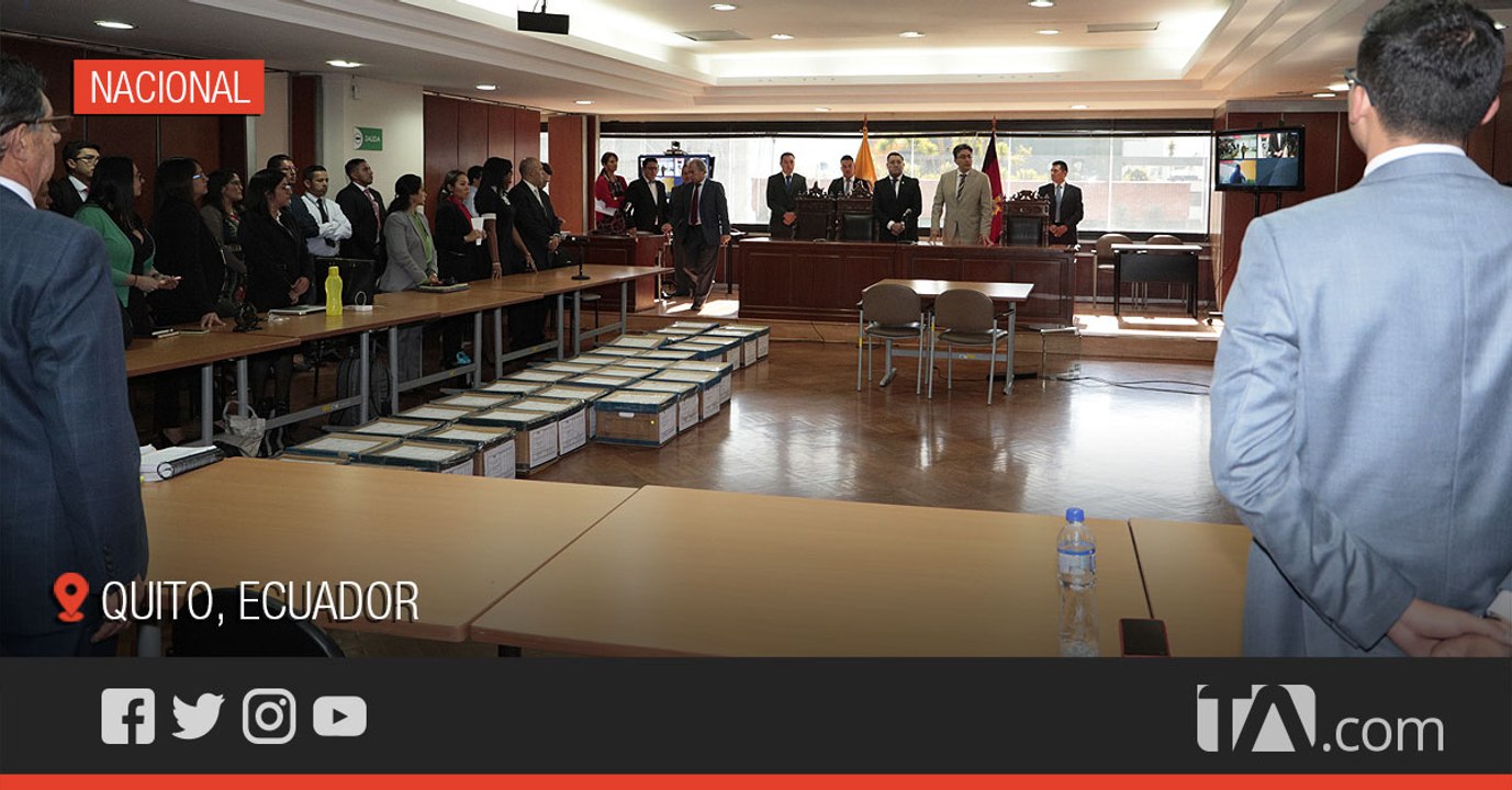 Miembros del tribunal caso sobornos deliberan sin plazo definido -Teleamazonas