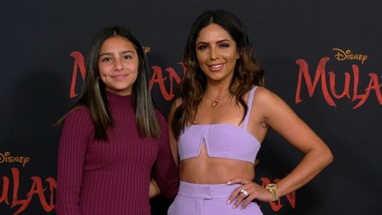 Jackie Hernandez "Mulan" World Premiere Red Carpet