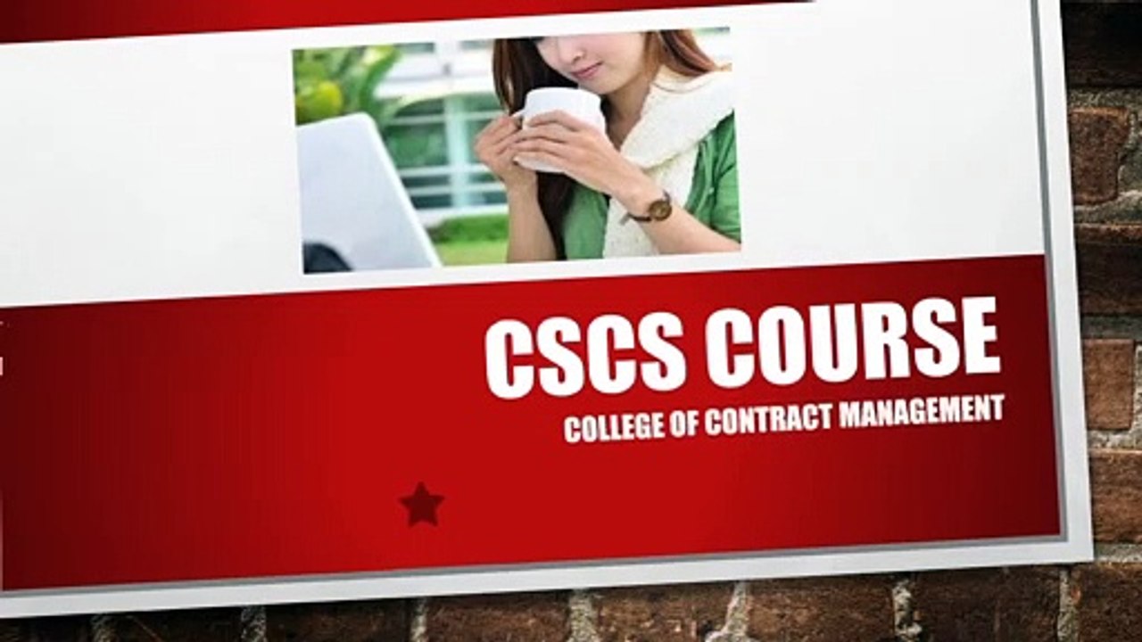 Cscs course