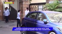 Kareena Kapoor Khan-Saif Ali Khan With Their Munchkin Taimur Get Papped Post Holi Celebration