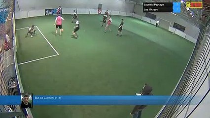 But de Clément (1-1) - Loosfeld Paysage Vs Les Mickeys - 10/03/20 19:00 - LIGUE 4