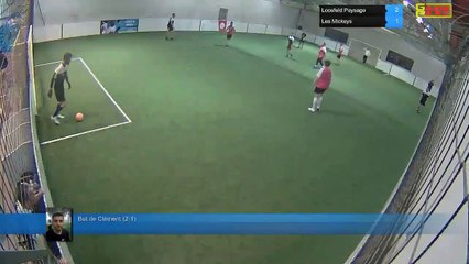 But de Clément (2-1) - Loosfeld Paysage Vs Les Mickeys - 10/03/20 19:00 - LIGUE 4