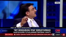 Mehmet Metiner'in sözleri canlı yayına yansıdı