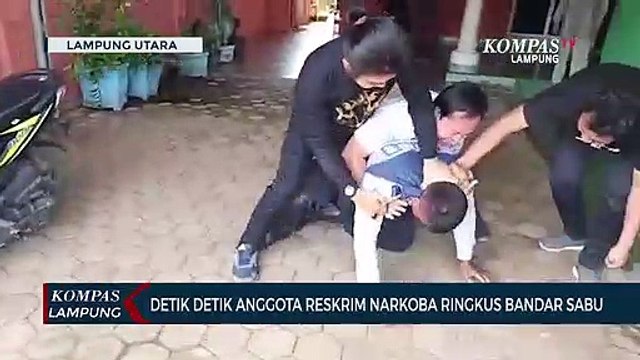Detik-detik Anggota Reskrim Narkoba Ringkus Bandar Sabu