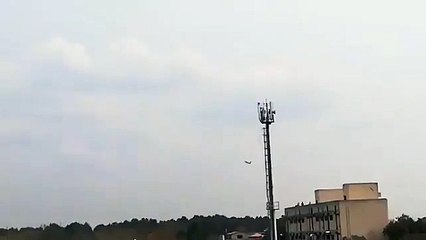 F16 Plane crash in islamabad live video