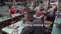 Taiwan inmates join coronavirus fight with mask factory