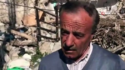 Fırtına Nedeniyle Evin Üzerine Minare Devrildi