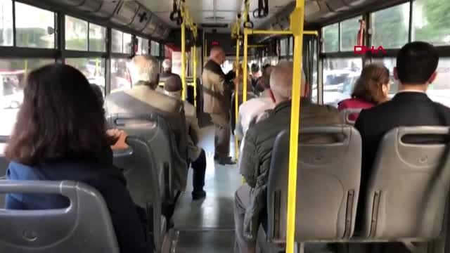 Otobüs ve duraklarda koronavirüs önlemi