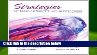 Full Version  Strategies for Teaching Learners with Special Needs  For Kindle