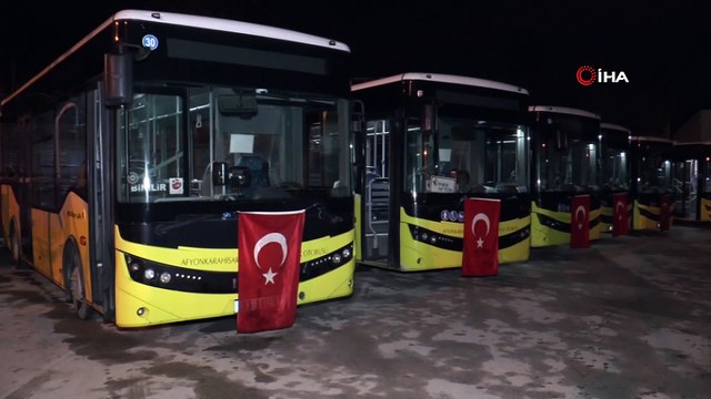 Afyonkarahisar’da halk otobüslerine koronavirüs önlemi