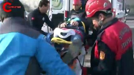 İşçi servisi kaza yaptı: 18 yaralı