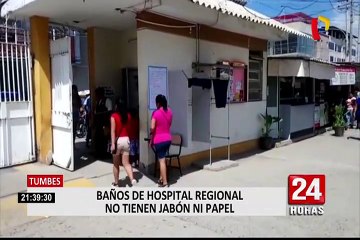 下载视频: Restringen acceso al hospital regional de Tumbes para evitar posibles contagios de coronavirus