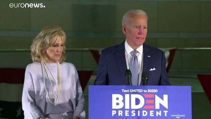 بايدن يتقدم على ساندرز: "معا سوف نهزم دونالد ترامب"