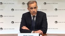 Bank of England Governor Mark Carney announces intereste rate cut to deal with 'economic shock' from coronavirus