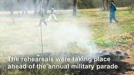 Fighter jet crashes in Pakistan capital during parade rehearsal