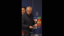 Reporter tells Mourinho to 'cheer up' after Spurs UCL exit