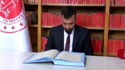 ANKARA Cezaevinde hafız olan hükümlüye 'Uluslararası İyilik Ödülü'