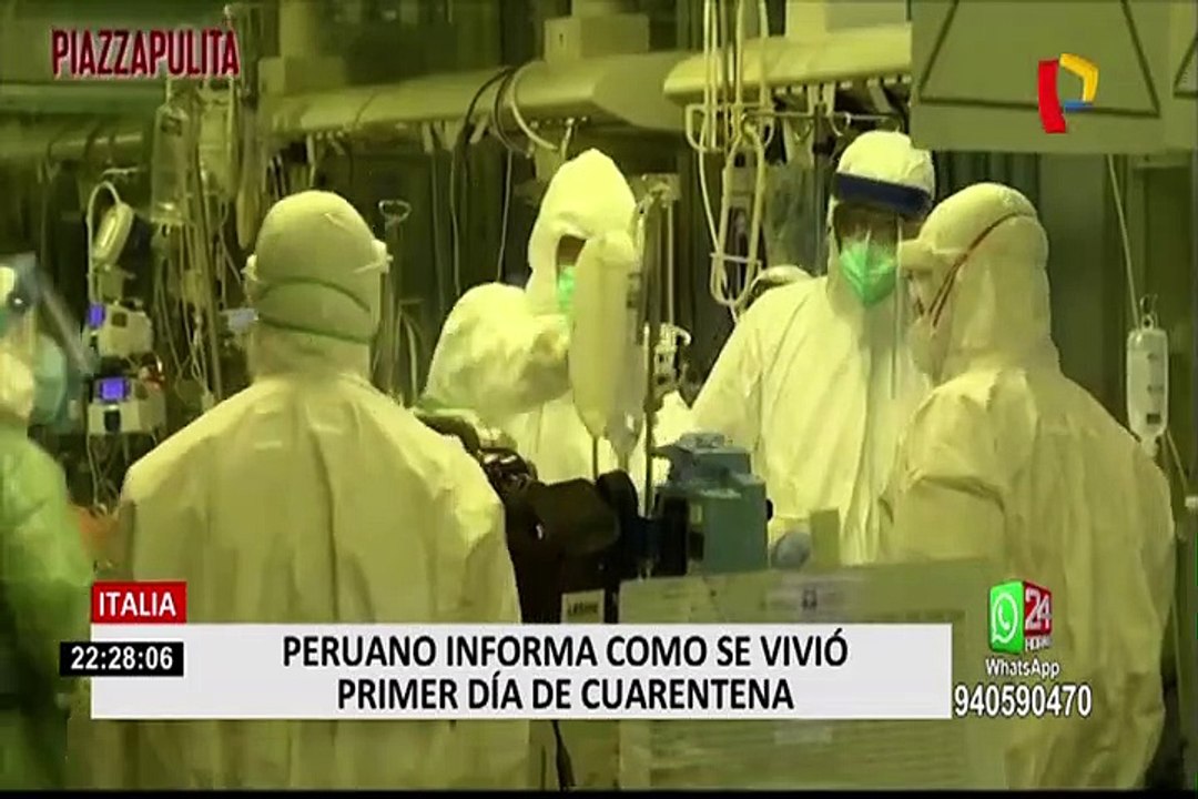 Peruanos en el mundo: Cuarentena en Italia por coronavirus