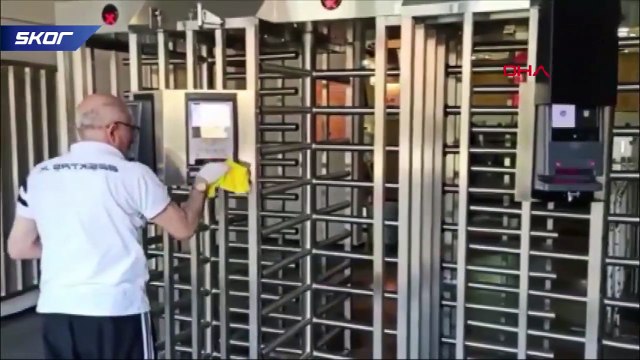 Beşiktaş'tan Akatlar Spor Salonu'na koronavirüs temizliği