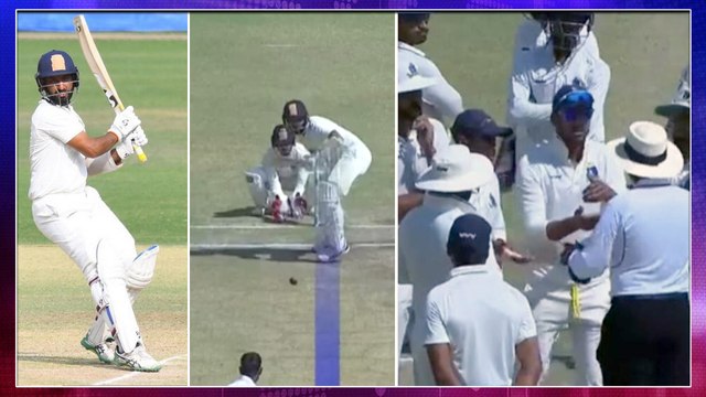 Nine-Meter Rule In Cricet,How Cheteshwar Pujara Survives In Ranji Trophy Final Due To The Rule ?