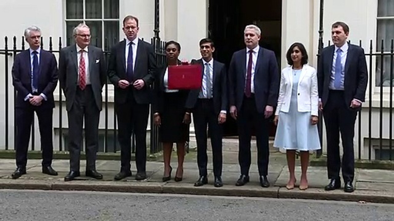 Chancellor Rishi Sunak photo op ahead of Budget announcement