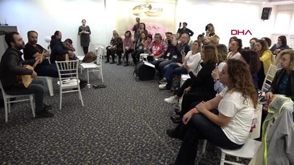 ANTALYA Hekimler korosu, eğitim için türkü söylemeye hazırlanıyor